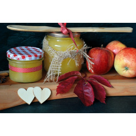 Compotée de pommes 100% fruits sans sucre ajouté (620g)