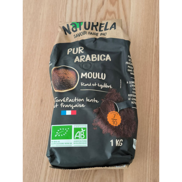 café moulu 1kg marque naturela